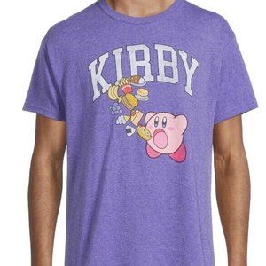 KIRBY Nintendo Men’s Graphic T-Shirt Short Sleeve • Purple Heather